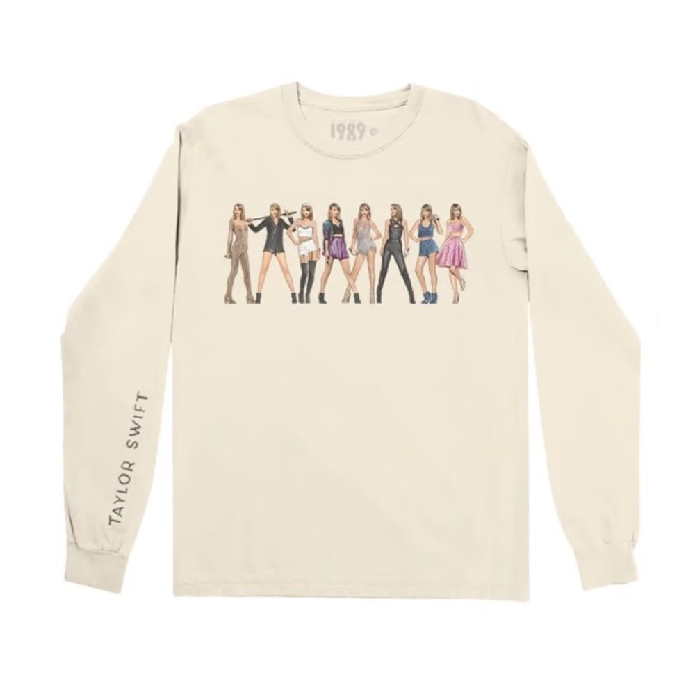 Taylor Swift 1989 Taylor’s Version Long Sleeve T-Shirt (RARE)